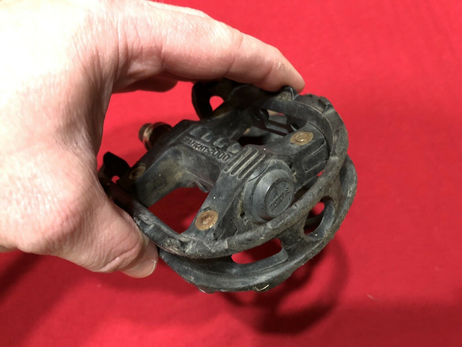 USED ORIGINAL 1/2 BLACK MKS GRAFIGHT 2000 PEDALS OLD SCHOOL BMX - Fresh Stock Dated December 2025