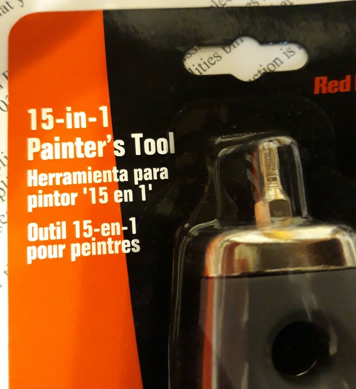 Red Devil 6294 EZ Grip 15-in-1 Multi-Purpose Painter's Tool W SCREWDRIVER HANDLE - Fresh Stock Dated February 2026
