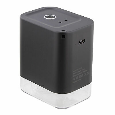 MonMed Automatic Hand Sanitizer Dispenser Spray Black Pump Cordless Mist - Fresh Stock Dated December 2025