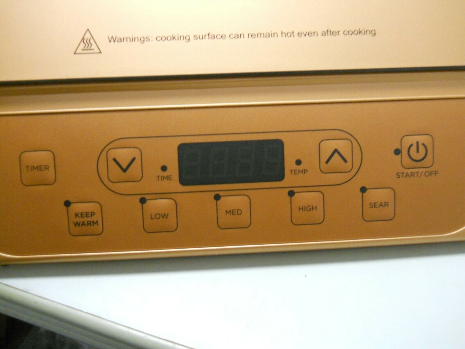 Copper Chef Induction Cooktop KC16067-00300 Copper Color 1300W New in Box - Fresh Stock Dated February 2026