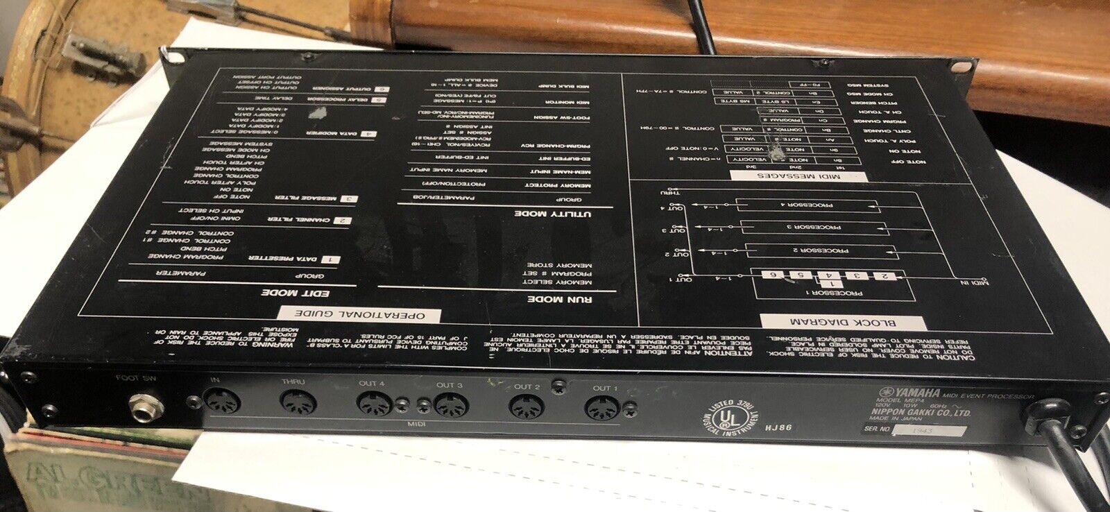 Yamaha MEP4 MIDI  Processor - Fresh Stock Dated February 2026