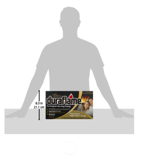 Duraflame Gold Ultra Premium 4.5lb Firelogs, 6-Pack Case, 3 Hour Burn - Fresh Stock Dated December 2025