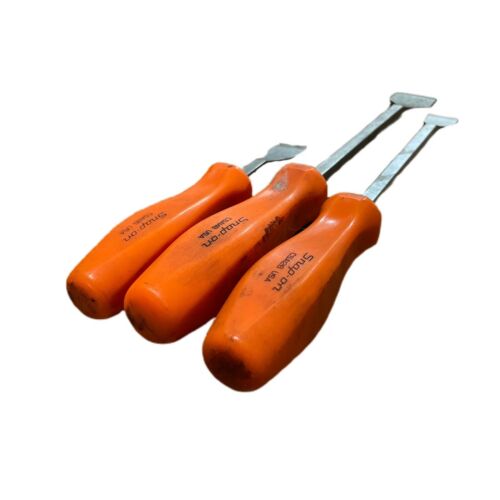 Snap-on 3 Piece Scraper Set, CSA8B, CSA12B,  CSA14B, Orange Handles, Look! - Fresh Stock Dated February 2026