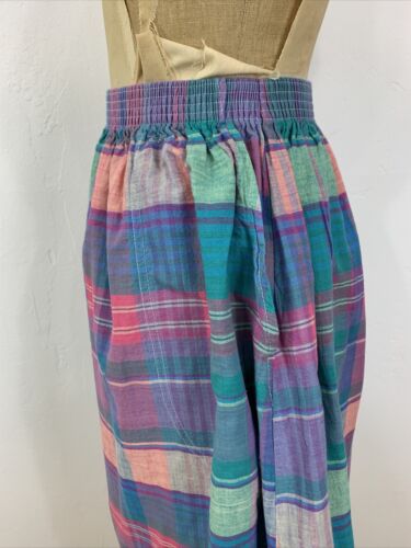 Vintage Unbranded 90s Plaid Skirt Summer - Fresh Stock Dated February 2026