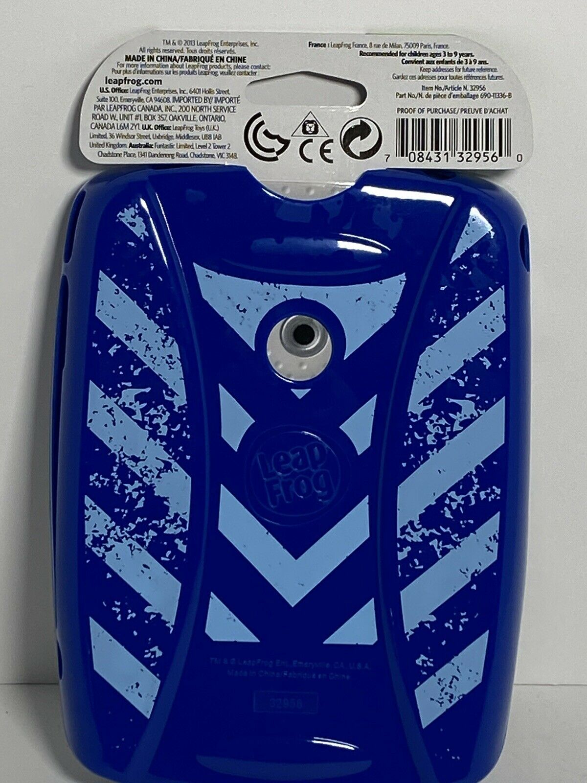 LeapFrog LeapPad2 Durable Gel Skin Protective Cover Blue 3-9 Years Case New - Fresh Stock Dated December 2025