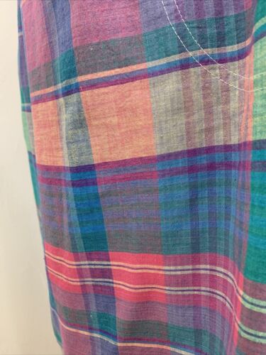 Vintage Unbranded 90s Plaid Skirt Summer - Fresh Stock Dated February 2026