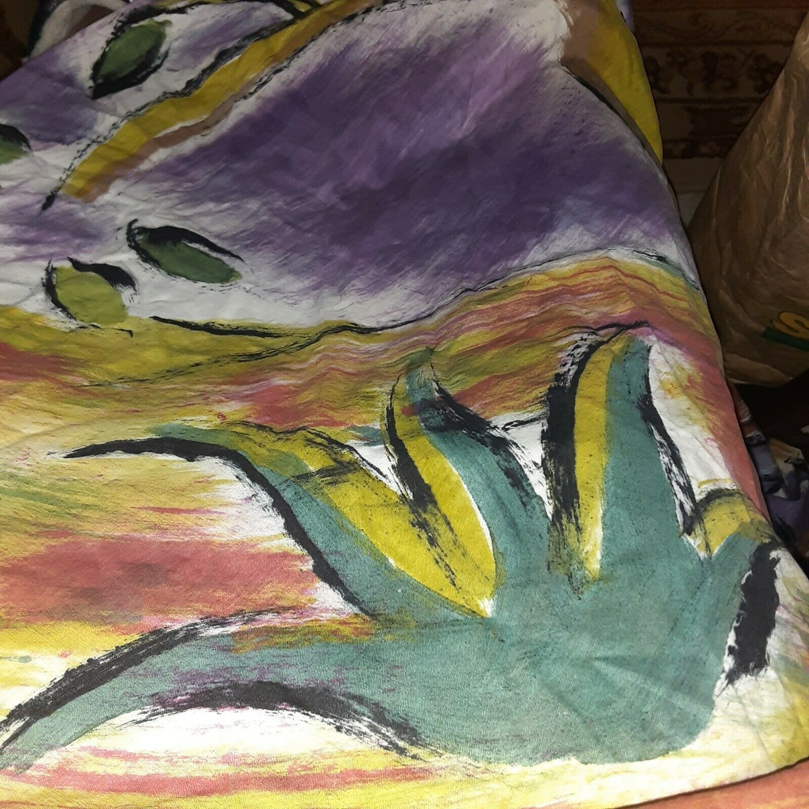 VNTG 50s Hand Painted Cowgirl Mexican Pueblo Tourist Novelty Circle Skirt Medium - Fresh Stock Dated February 2026