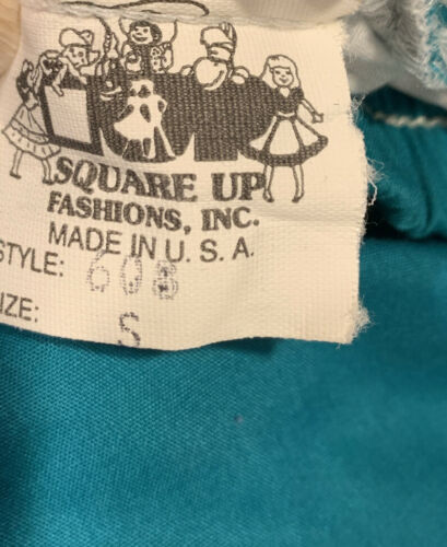 Vintage Square Up Dancing Patchwork Floral Lace Prairie Skirt Full Circle Small - Fresh Stock Dated February 2026