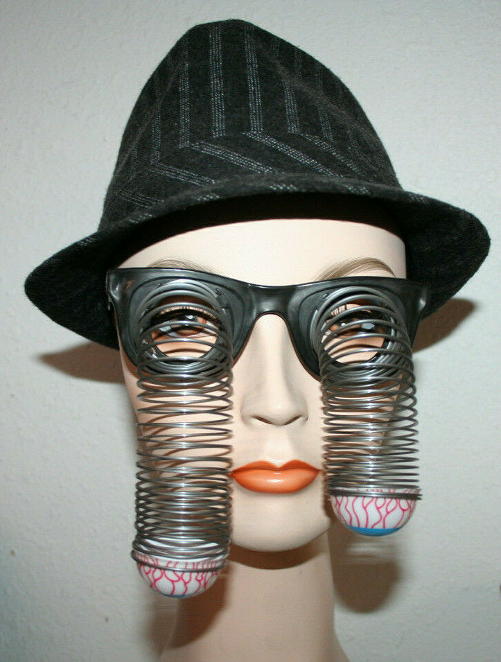 Droopy Drooping Eye Glasses joke spring fun gag gift classic novelty optometrist - Fresh Stock Dated February 2026