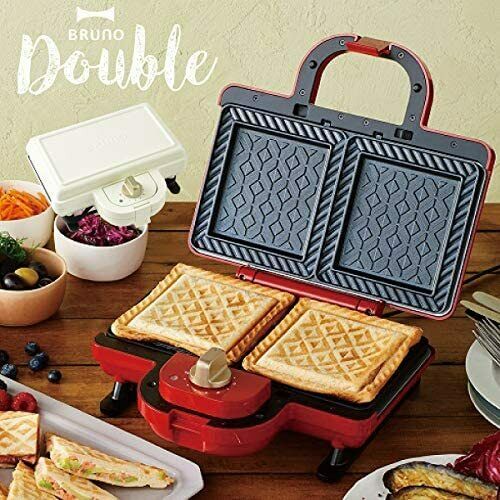 BRUNO Sandwich Toaster Moomin Electric Waffle PlateSet Double BOE051-BGR 1700578 - Fresh Stock Dated February 2026