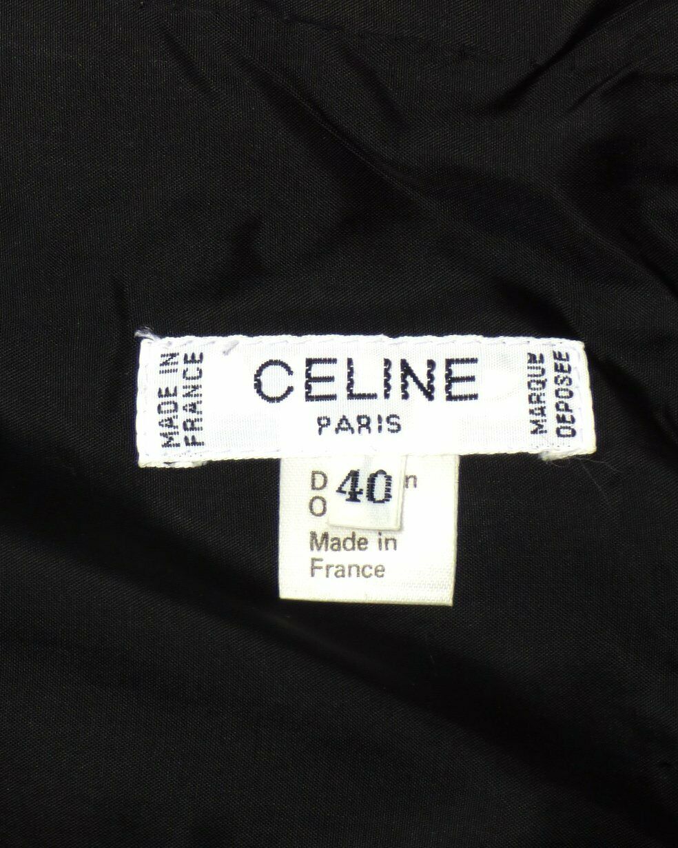 CELINE-1980s Purple Wool Fleck Skirt, Size-10 - Fresh Stock Dated December 2025