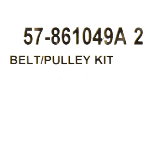 Mercury Quicksilver Boat Serpentine Belt Pulley 57-861049A2 | Kit - Fresh Stock Dated February 2026