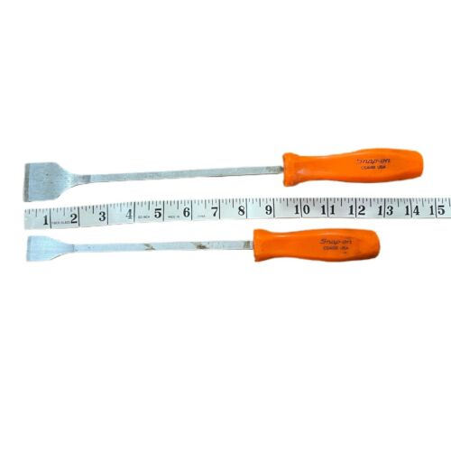 Snap-on 3 Piece Scraper Set, CSA8B, CSA12B,  CSA14B, Orange Handles, Look! - Fresh Stock Dated February 2026