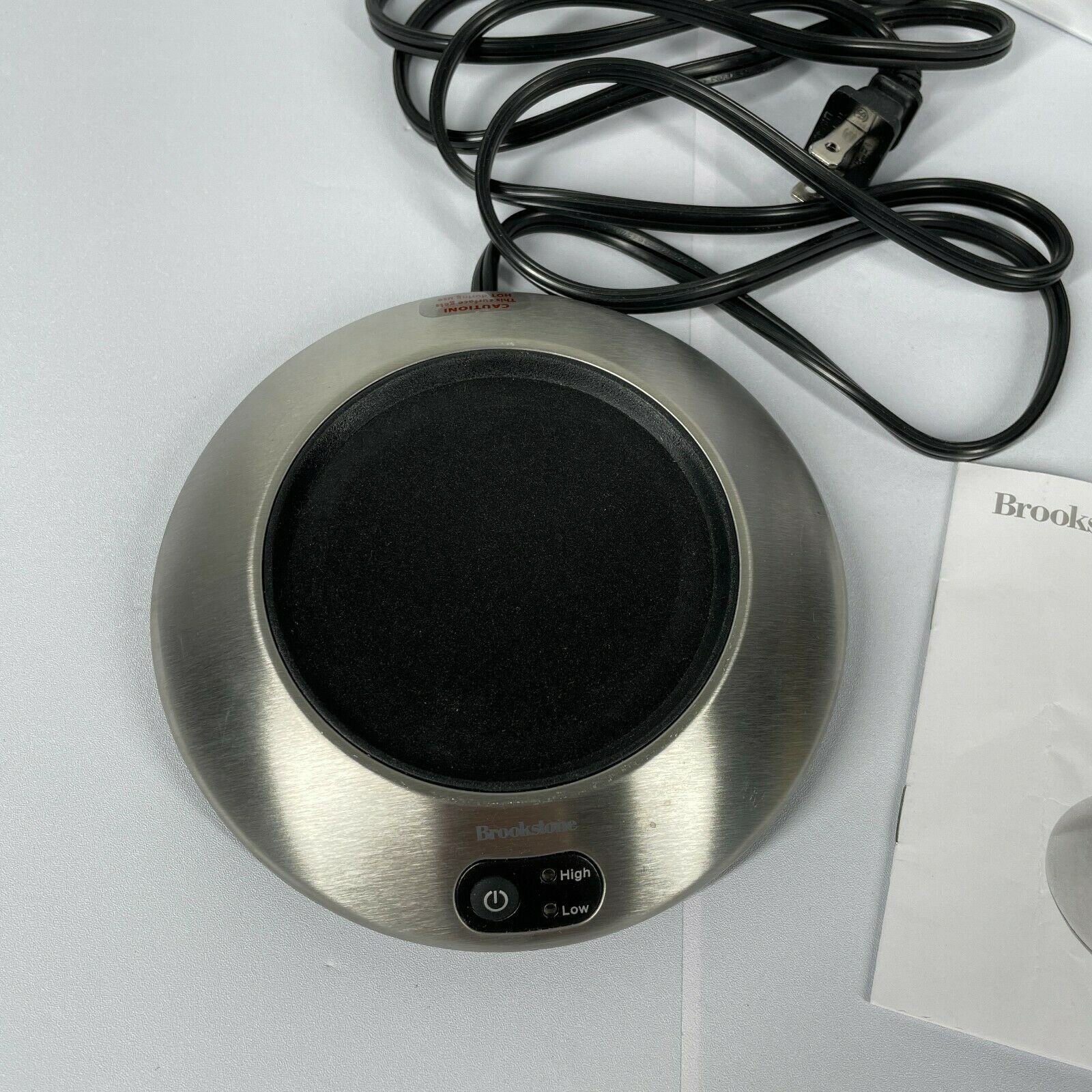 Brookstone K-72AS Beverage Warmer Desktop Cup Coffee Tea High/Low Setting - Fresh Stock Dated February 2026