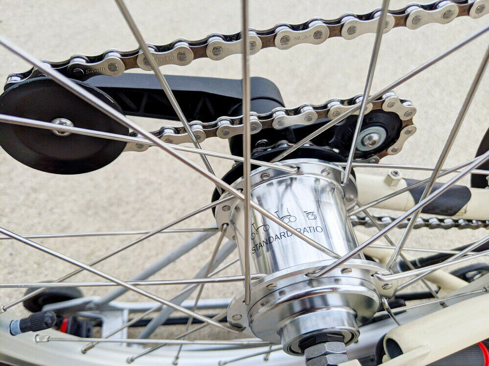 2018 Model Year Brompton M3R Ivory White Folding Bicycle - Fresh Stock Dated December 2025