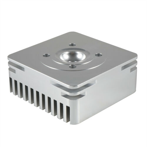 Silver Aluminum CNC Square Cylinder Head 66cc / 80cc Gas Motorized Bicycle - Fresh Stock Dated February 2026