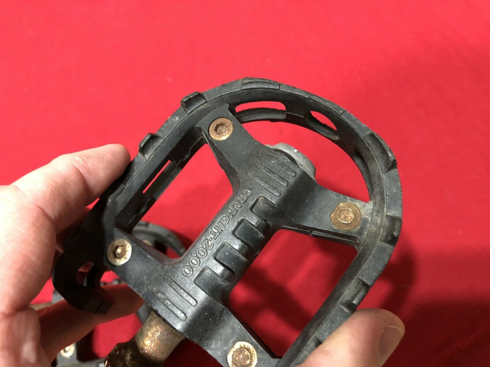 USED ORIGINAL 1/2 BLACK MKS GRAFIGHT 2000 PEDALS OLD SCHOOL BMX - Fresh Stock Dated December 2025