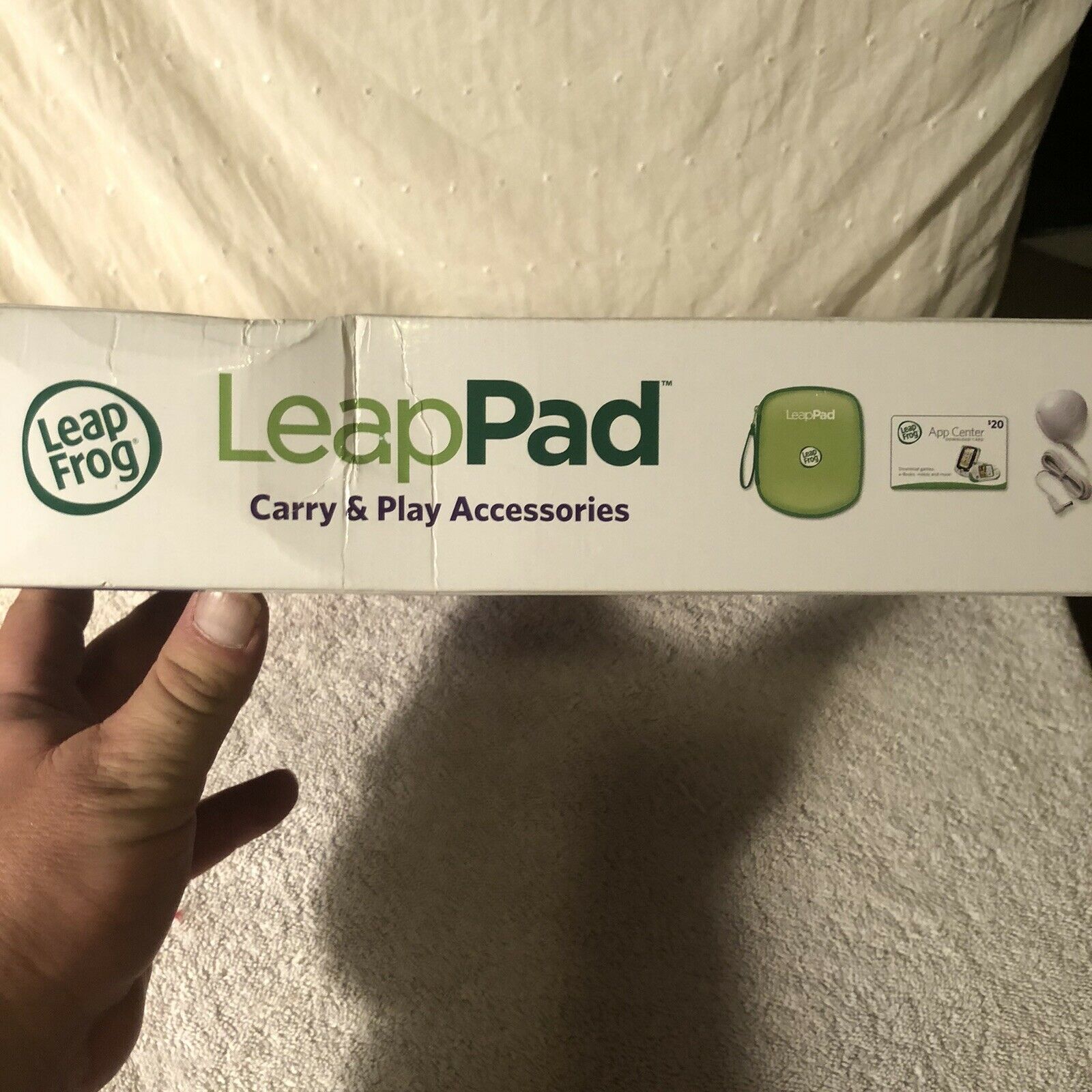LeapPad Carry PURPLE & Play Accessories Case, Adapter,  App Card New in Box - Fresh Stock Dated February 2026