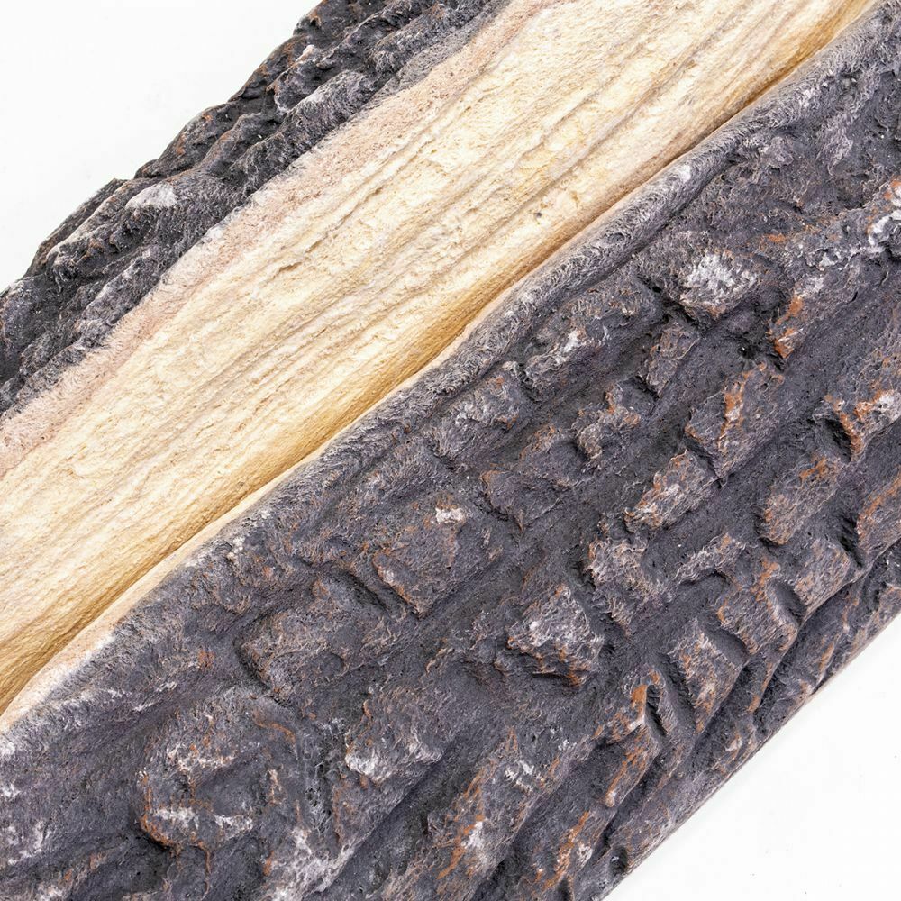 8PC Set Realistic Flame Large Ceramic Wood Ash Logs Fire pit Log Kit - Fresh Stock Dated December 2025