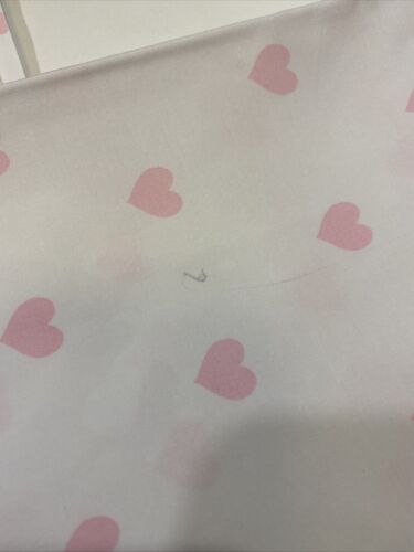 Pottery Barn Kids Standard Pillowcase Pair White Pink Hearts - Fresh Stock Dated December 2025