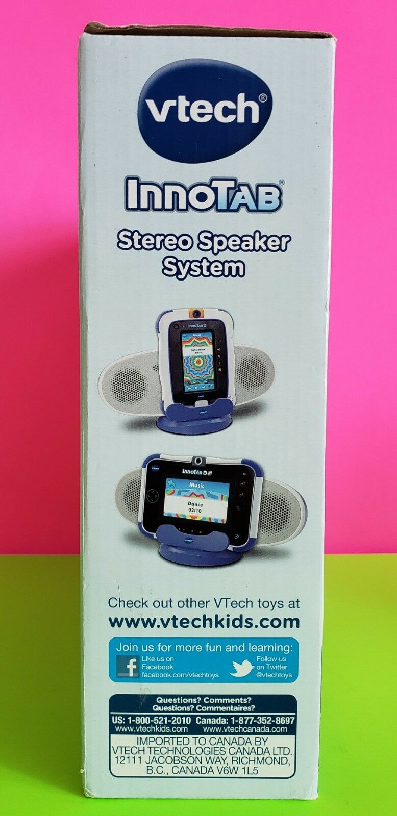 NEW INNOTAB VTECH STEREO  SPEAKER SISTEM COMPATIBLE WITH ALL GENERATION iPHONE. - Fresh Stock Dated February 2026