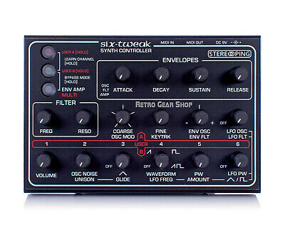 Stereoping CE-1 SixTweak Midi Controller Sequential Circuits SCI SixTrak Vintage - Fresh Stock Dated February 2026