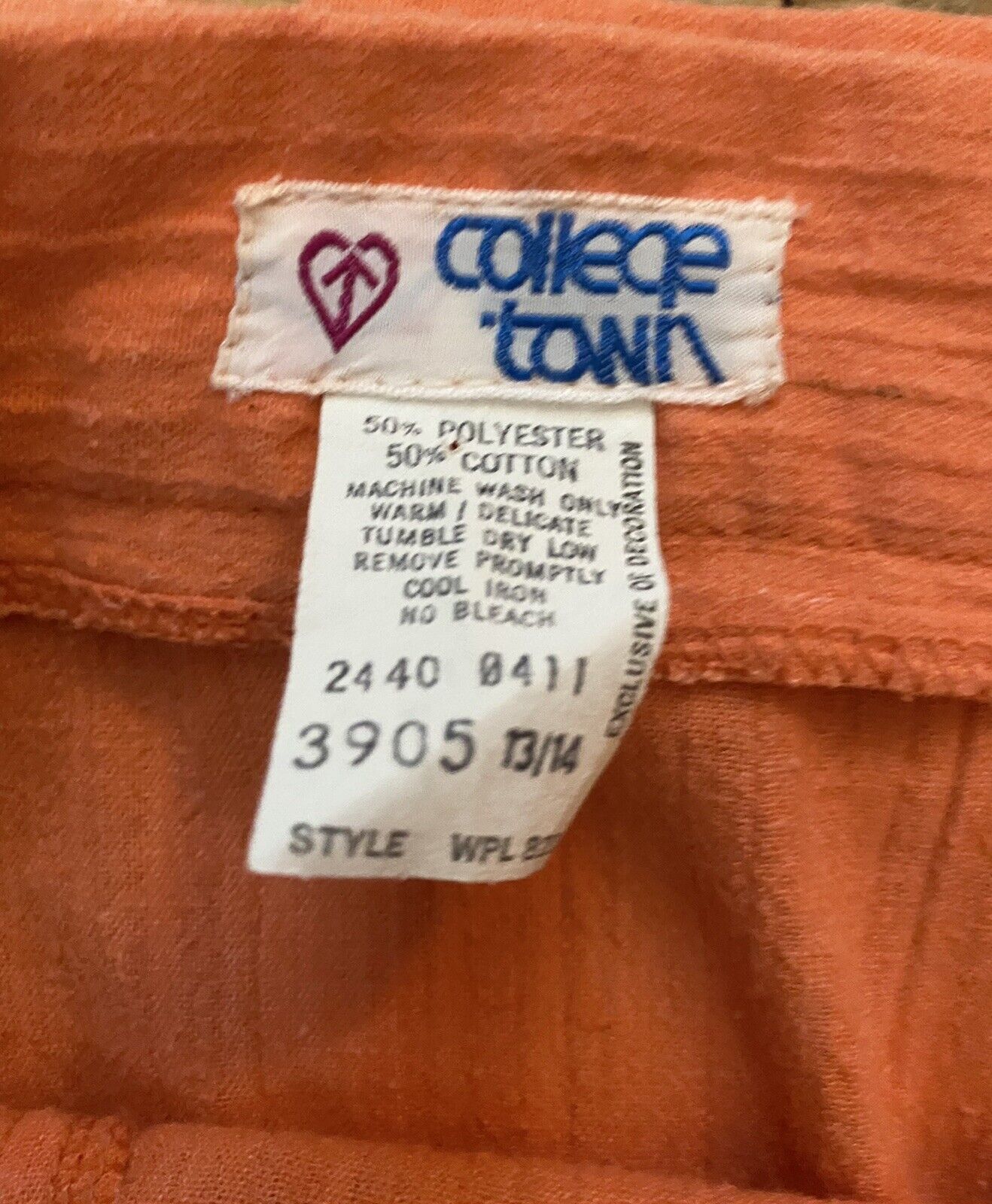 COLLEGE TOWN Vintage Wrap Skirt w Pockets Size Small/Medium - Fresh Stock Dated December 2025
