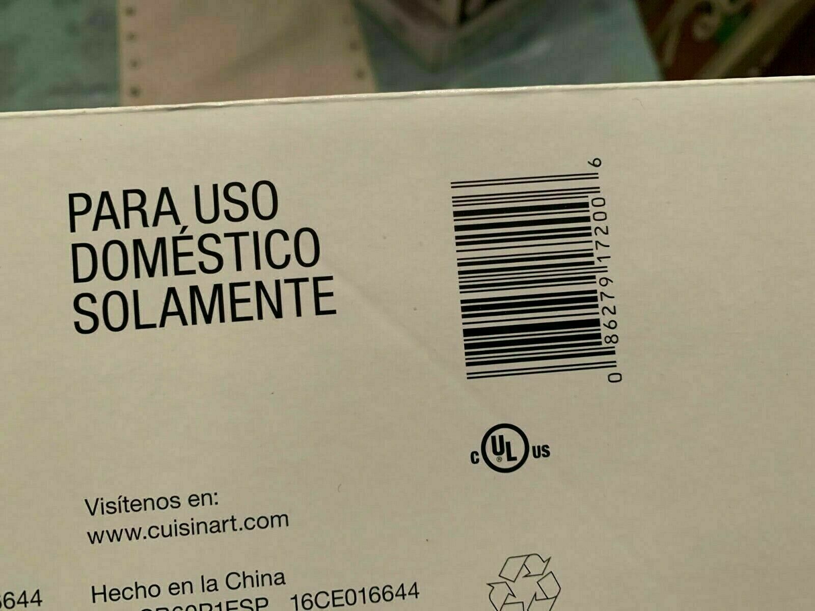 Cuisinart CB-60P1 Double Burner - Silver/Black - Fresh Stock Dated December 2025