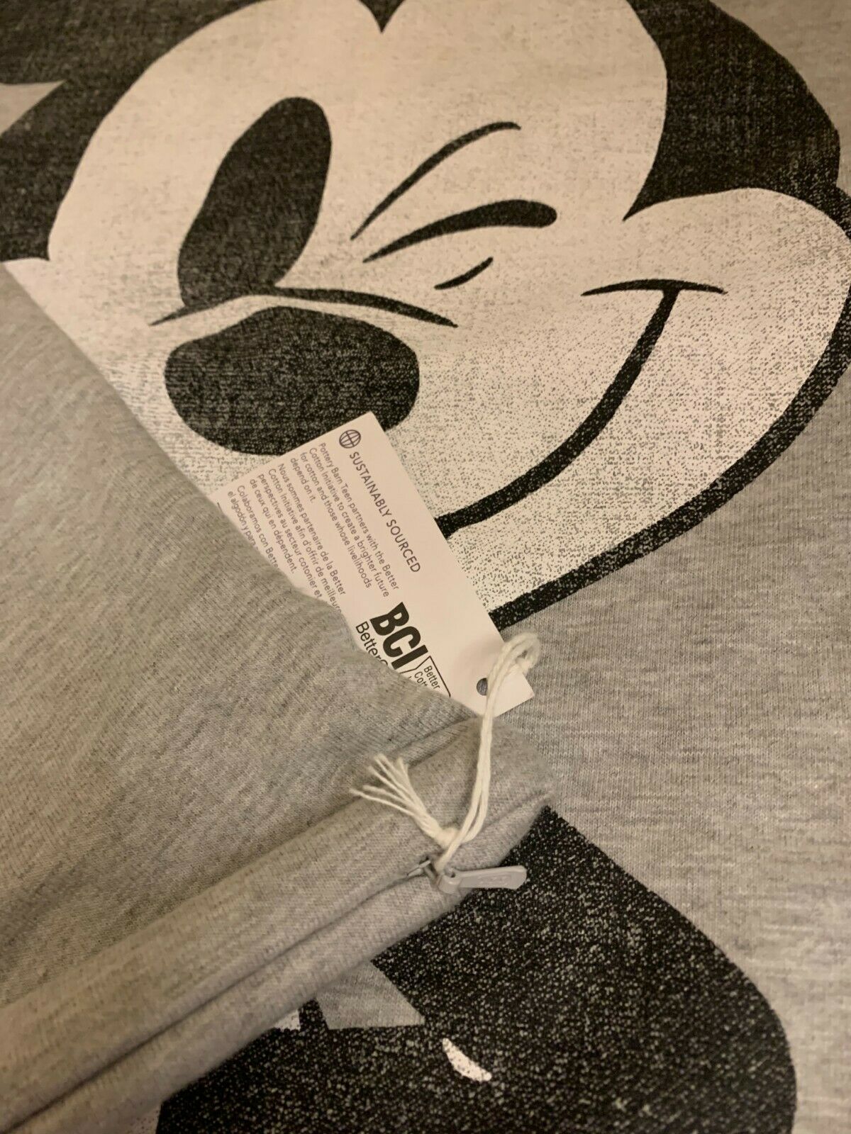 Pottery Barn MICKEY MOUSE pillow cover Disney wink vintage sham holiday gift 18