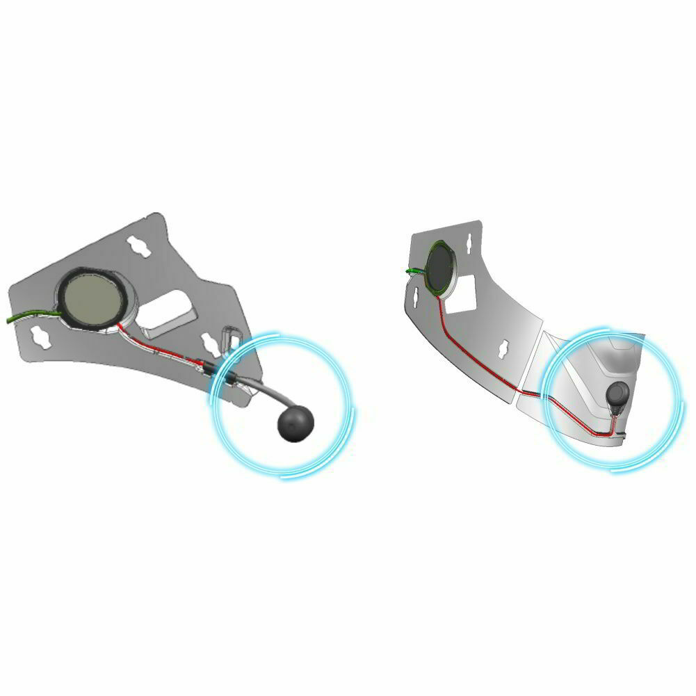 HJC Smart 20B Bluetooth Motorcycle Communication Headset by Sena - Matte White - Fresh Stock Dated February 2026