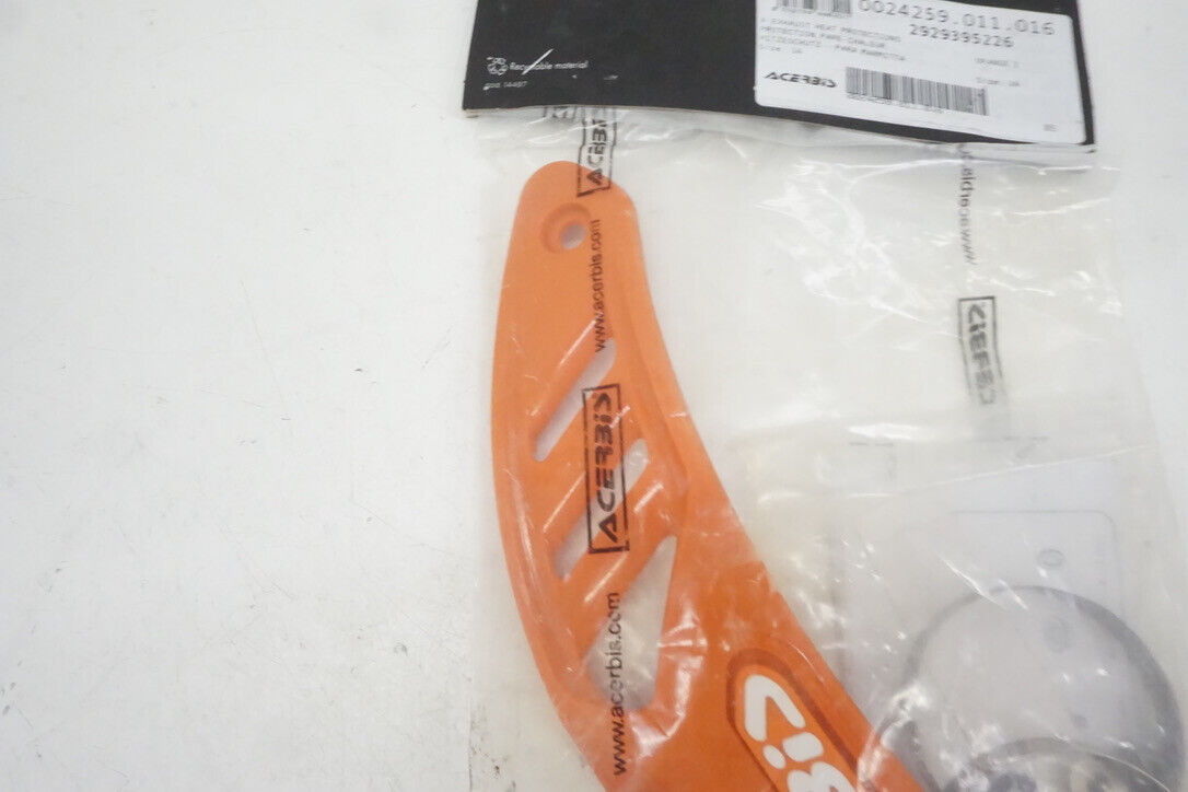 KTM Acerbis X-Exhaust Heat Shield  2929395226 Orange 250 350 450 M7 - Fresh Stock Dated February 2026