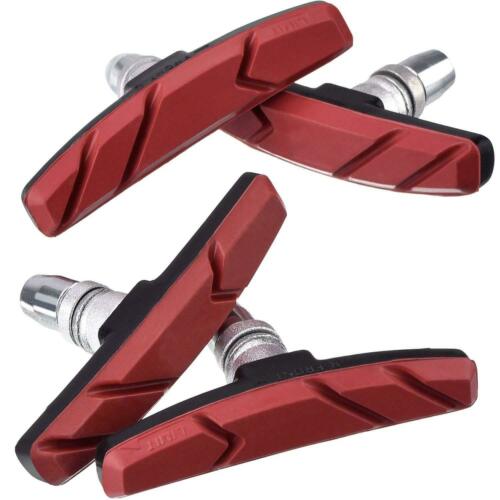 2PCS Bicycle Brake Pads Bike V Brake Holder Pads Shoes Blocks Friction Rim Brake - Fresh Stock Dated February 2026