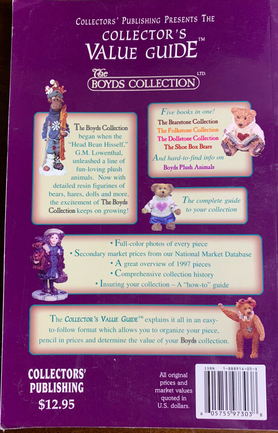 Collector’s Edition Value Guide 1997 The Boyd’s Collection - Fresh Stock Dated December 2025