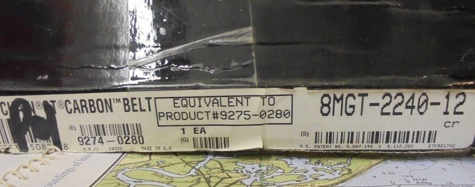 Poly-Chain GT2 Carbon Belt  8MGT-2240-12 (*362EB) - Fresh Stock Dated February 2026