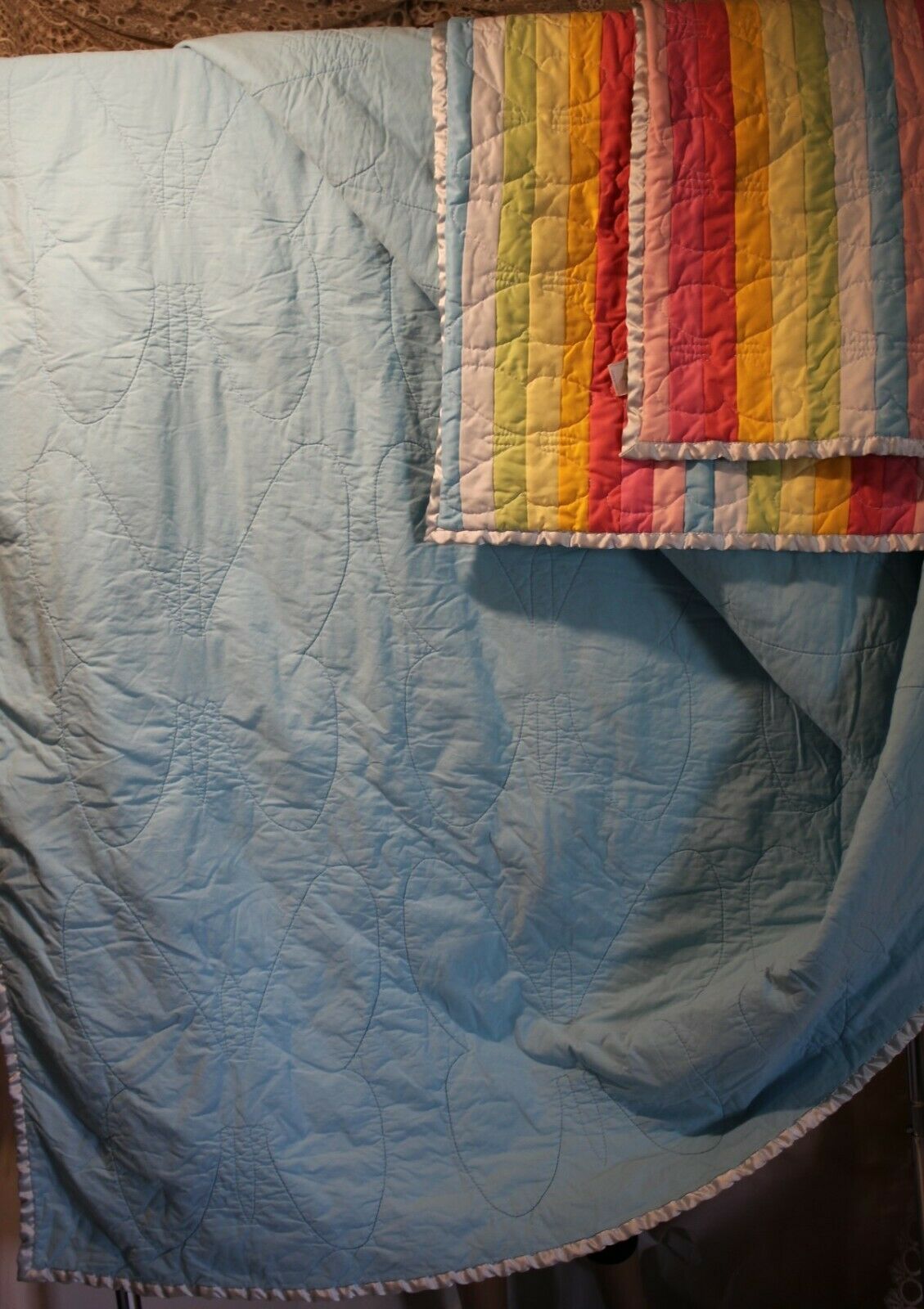 DYR Do Your Room Butterflies And Rainbows Quilt and Matching Pillow Shams 84 x80 - Fresh Stock Dated December 2025