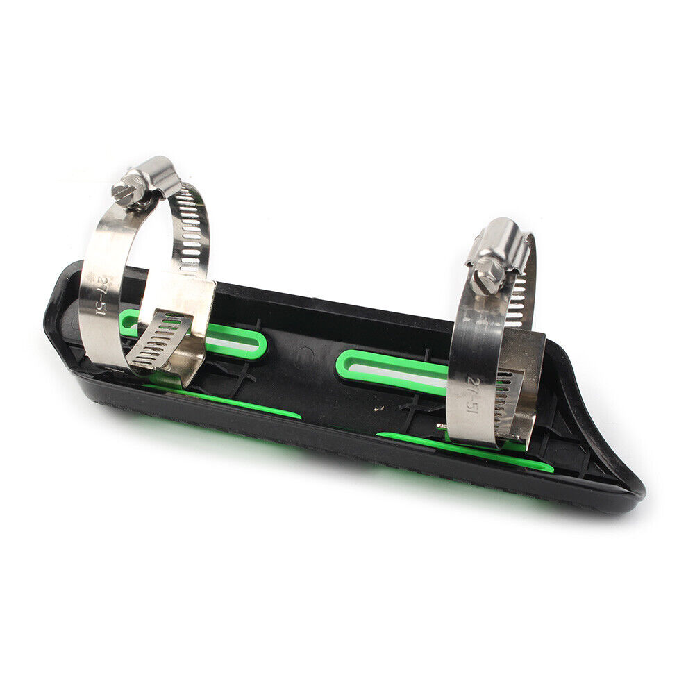 Universal Motorcycle Exhaust Muffler Pipe Heat Shield Cover Heel Guard Green - Fresh Stock Dated February 2026