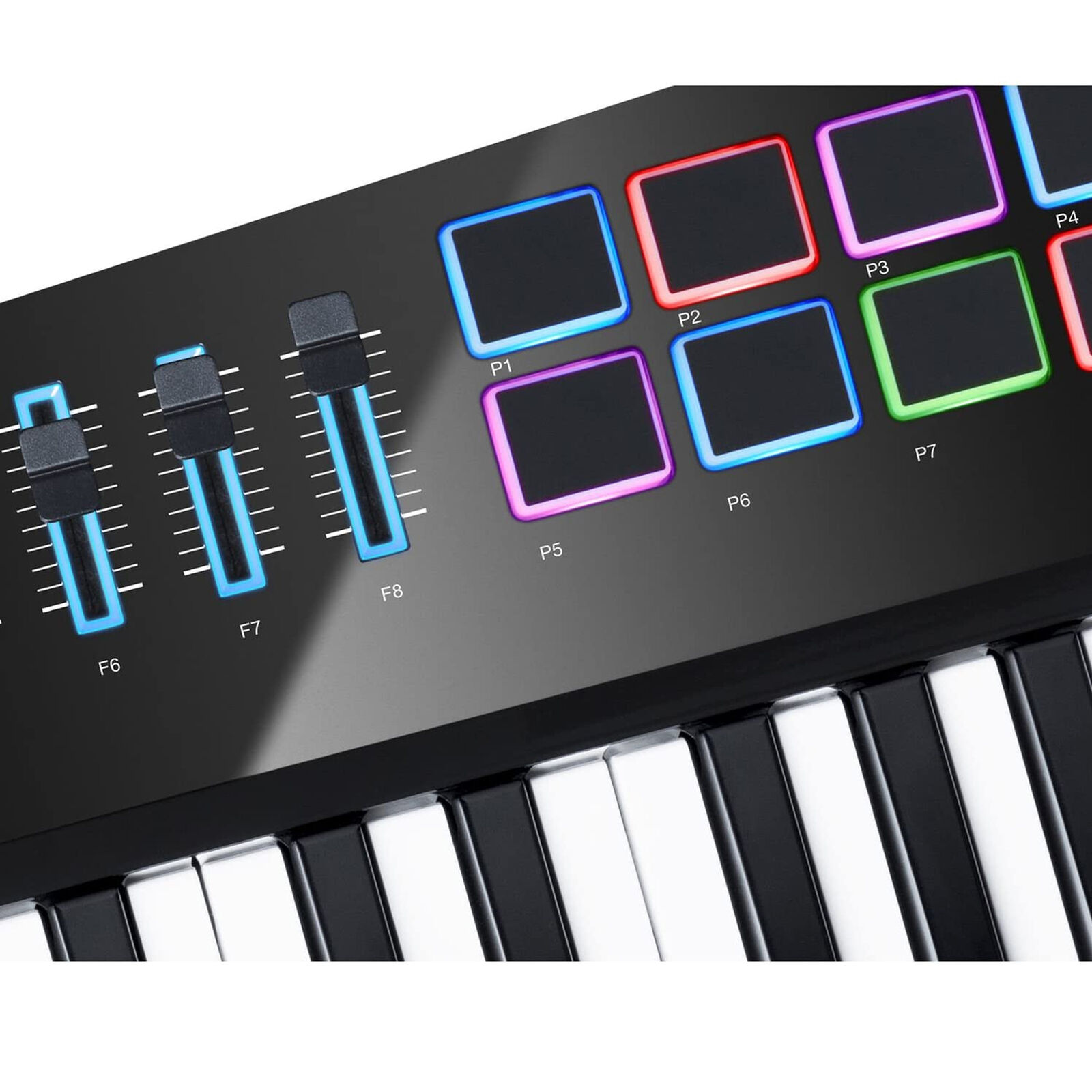 Alesis Vortex 2 Wireless USB MIDI Keytar Controller +  AA Battery & Cable Bundle - Fresh Stock Dated February 2026