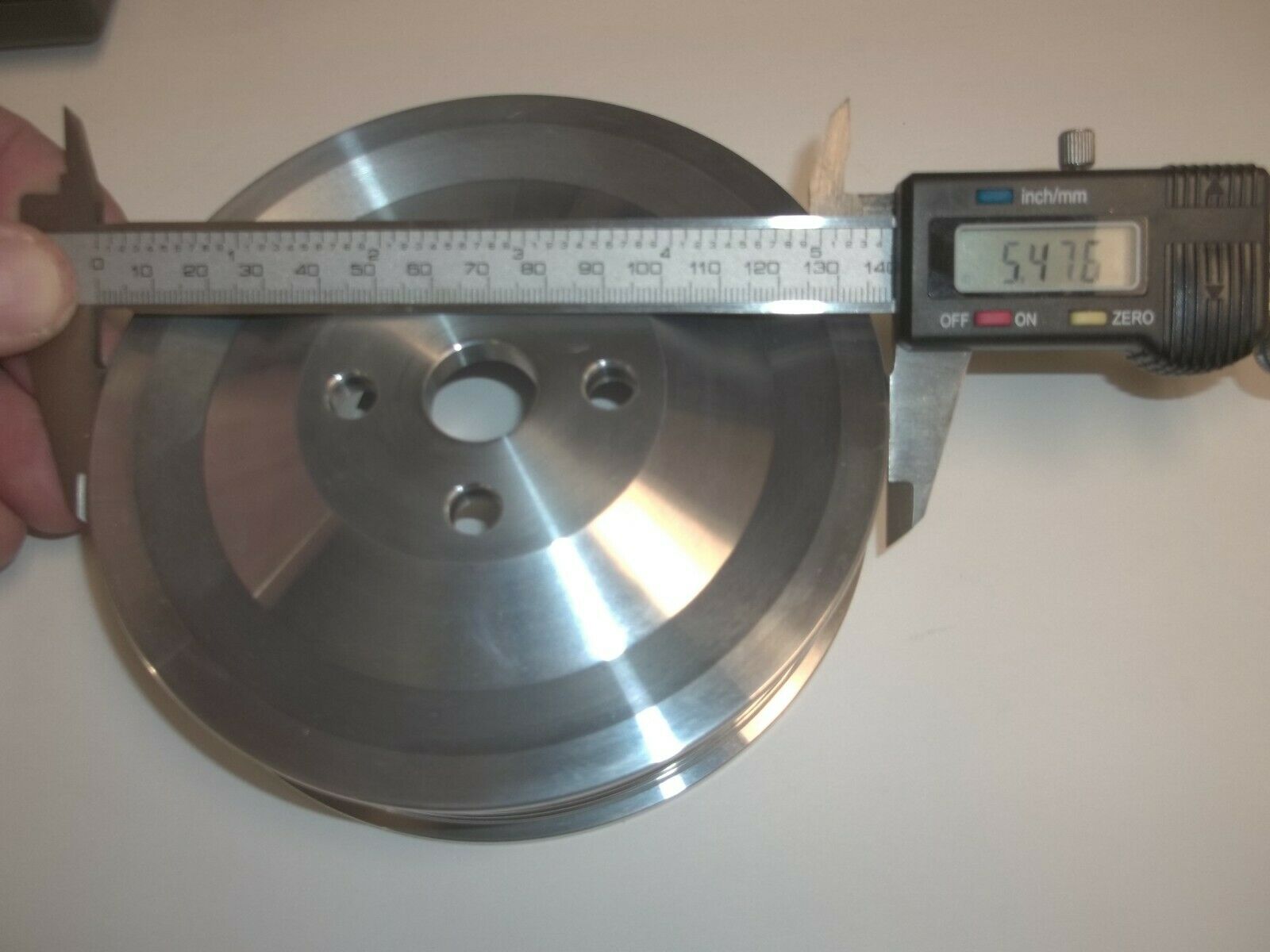 ALUMINUM BOLT ON MERCRUISER SEA WATER PUMP PULLEY SERPENTINE BELT - Fresh Stock Dated February 2026