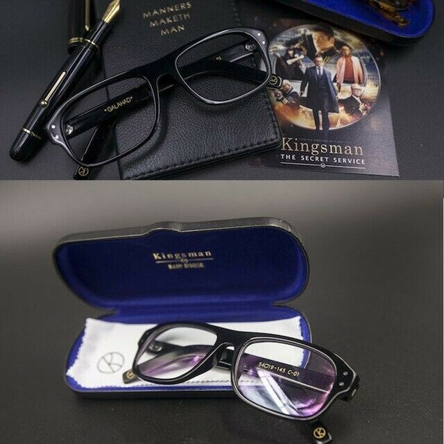 The King's Man 2021 Movie Cosplay Eyewear Glasses Golden Circle Secret Service - Fresh Stock Dated February 2026