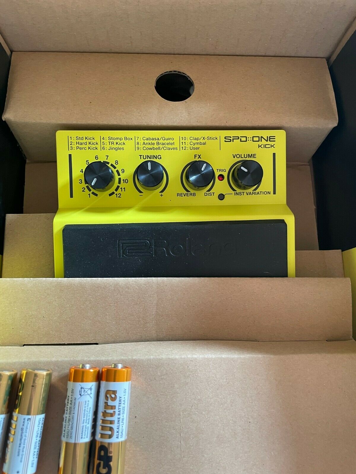 Roland SPD1K SPD One Kick Percussion Pad - Fresh Stock Dated February 2026