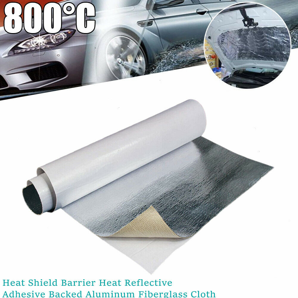 Adhesive Backed Aluminized Heat Shield Barrier Shielding Mat Sleeving for Auto - Fresh Stock Dated February 2026