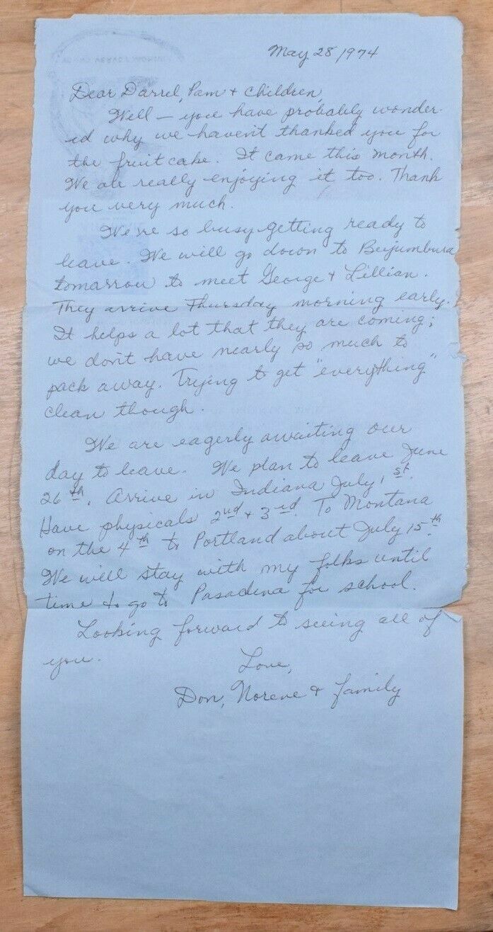 Mayfairstamps Burundi 1970s to US Monkey Formular Aerogramme with Flower Stamps - Fresh Stock Dated December 2025