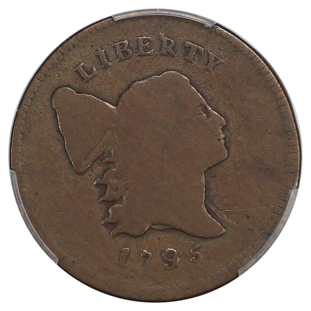 1795 1/2C PCGS/CAC VG8 (C-3, PE, Punctuated Date) ex: Furnace Run - Fresh Stock Dated February 2026