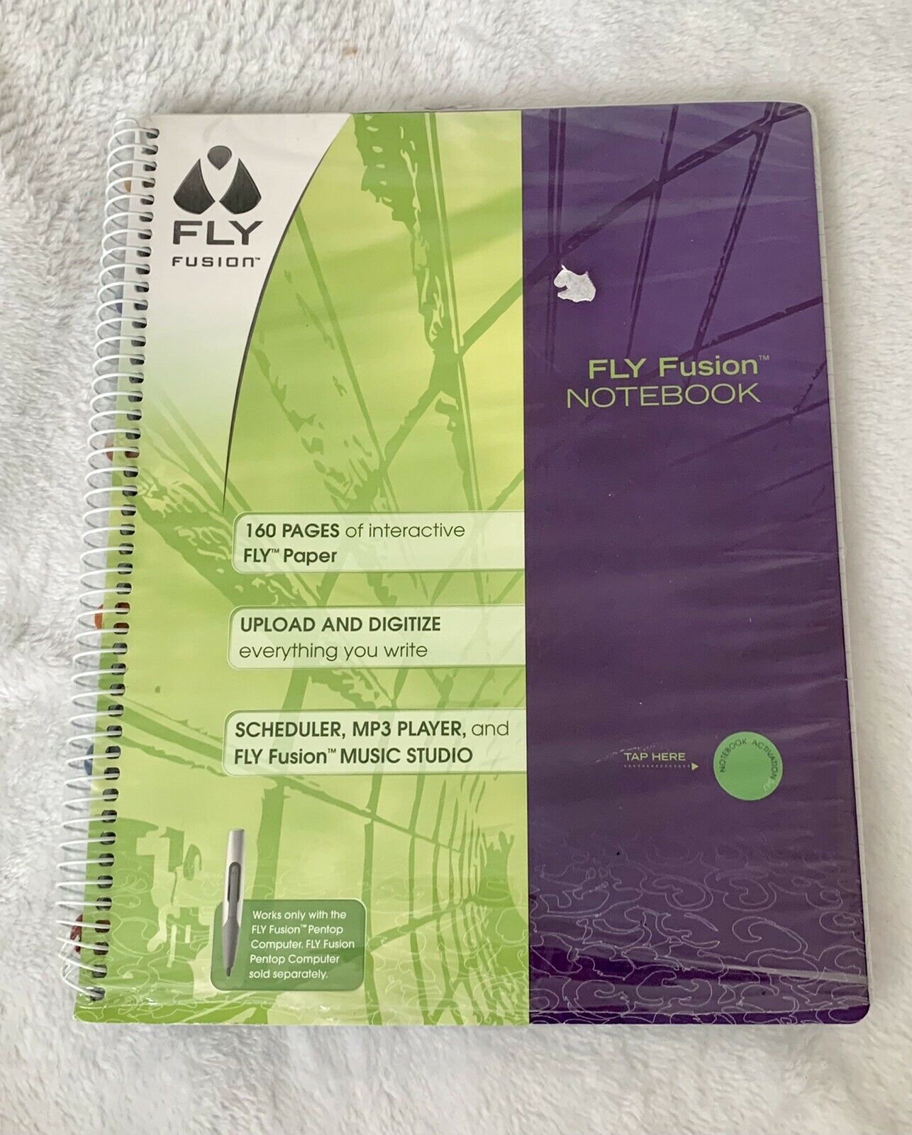 🌷 Lot 2 FLY FUSION Digital Pen Paper NOTEBOOK Refill Replacement Pentop Comp. - Fresh Stock Dated December 2025