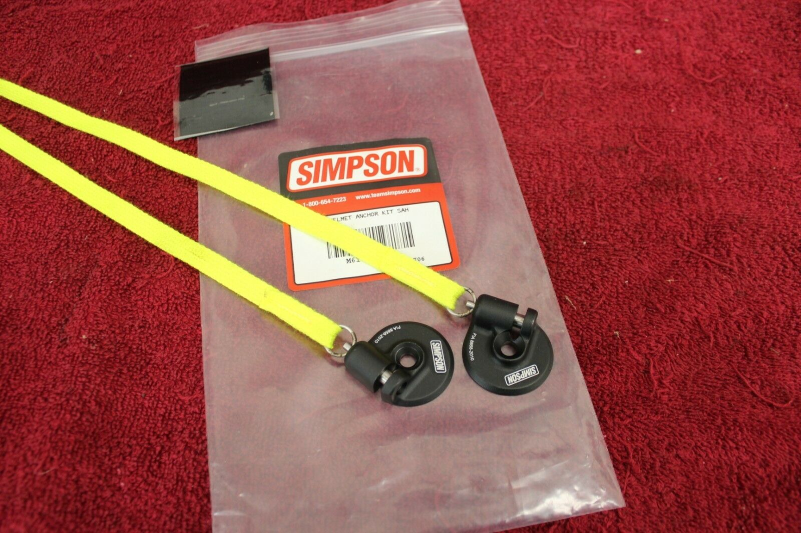 Simpson quick release helmet anchor + tether kit M61 NEW - Fresh Stock Dated February 2026