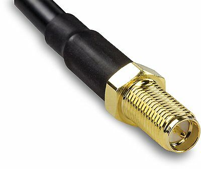 Low Loss RP-SMA Female to Male WiFi Booster Antenna Adapter Cable 2m 6.5 feet - Fresh Stock Dated December 2025