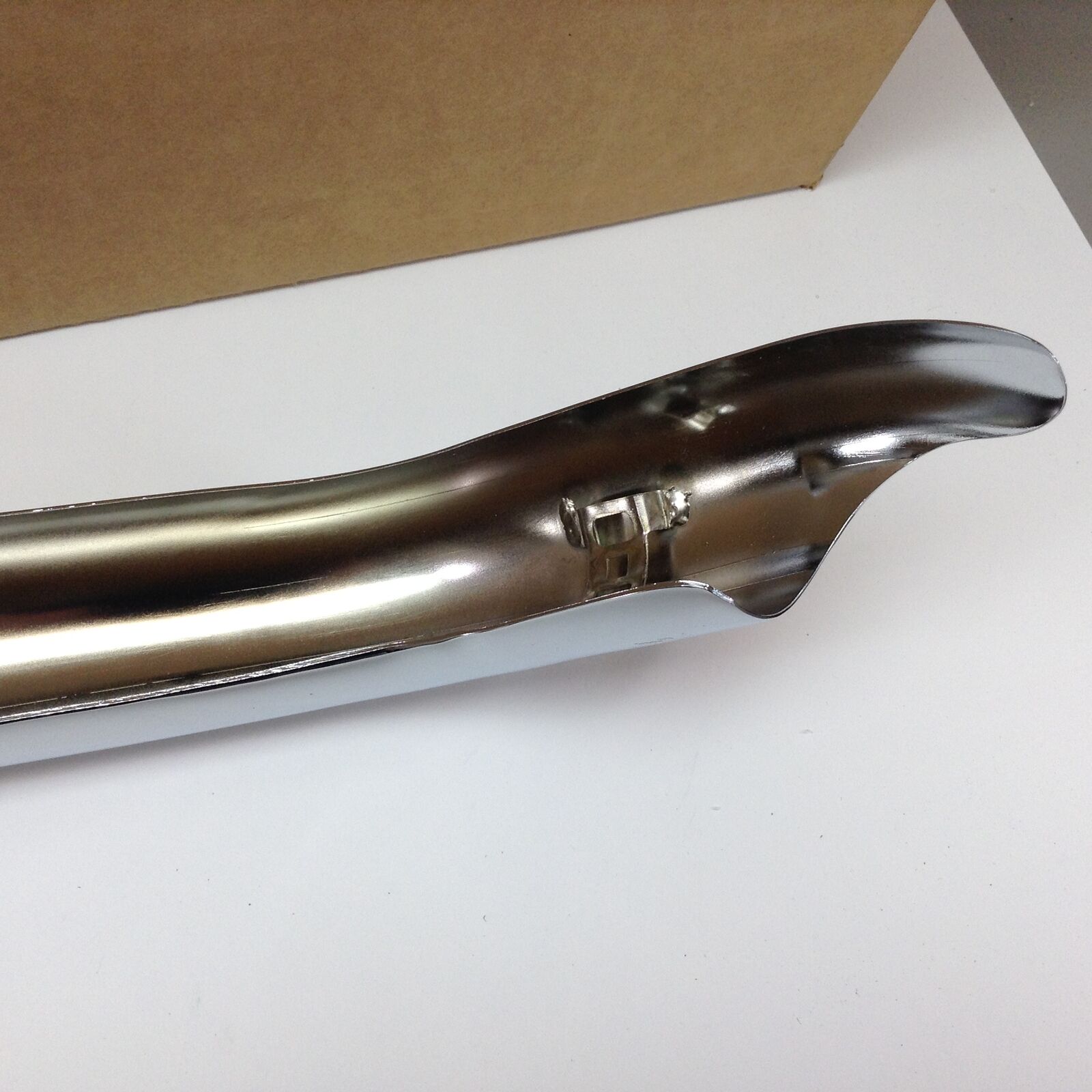 Vance & Hines Big Radius 2-2 Sportster CHROME FRONT SHIELD Harley D610HC-R - Fresh Stock Dated February 2026