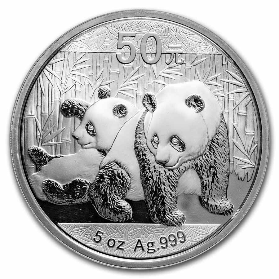 2010 China 5 oz Silver Panda PF-69 NGC - SKU#248923 - Fresh Stock Dated February 2026