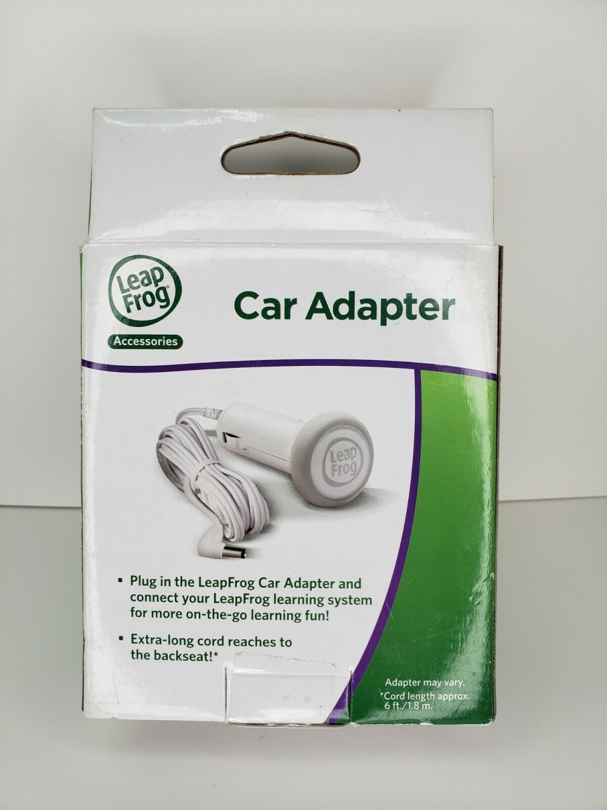 Leap Frog LeapPad2 LeapsterGS Car Adapter Lighter Charger Cable 6ft Cord - Fresh Stock Dated February 2026