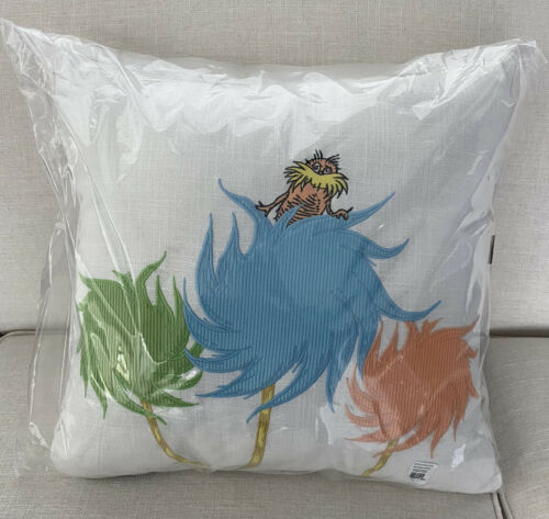Pottery Barn Kids Dr. Seuss THE LORAX PILLOW 18